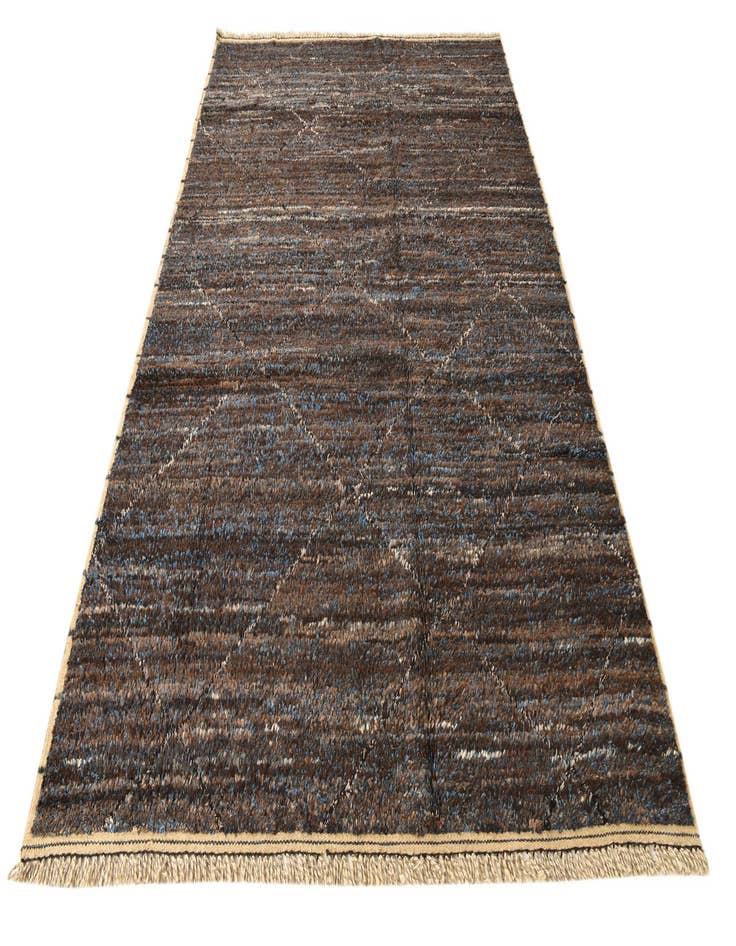 Detail image of 6' 3 x 9' 4  Hand Knotted Moroccan Wool Rug