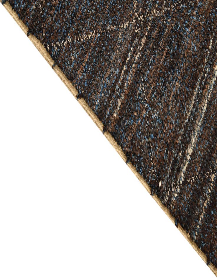 Detail image of 6' 3 x 9' 4  Hand Knotted Moroccan Wool Rug