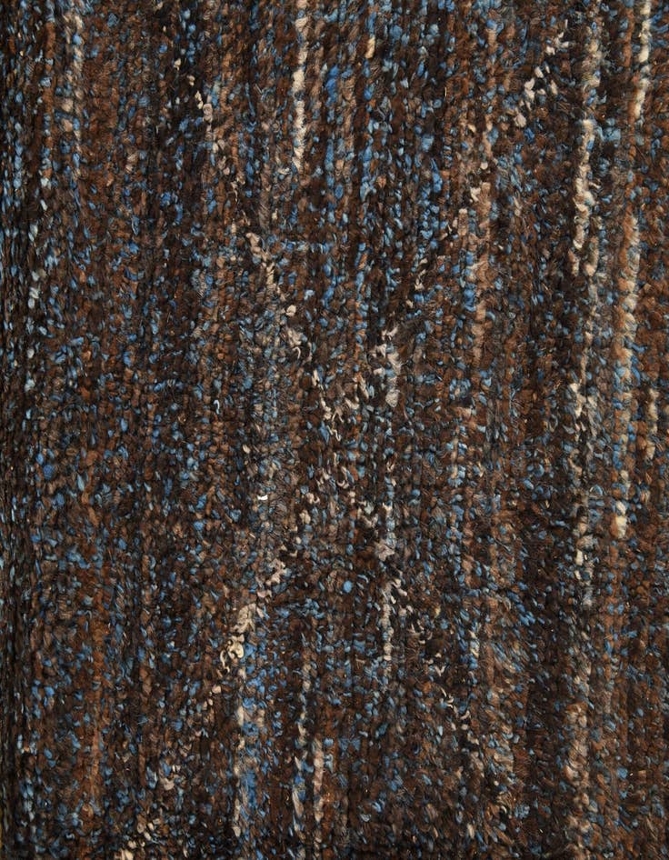 Detail image of 6' 3 x 9' 4  Hand Knotted Moroccan Wool Rug