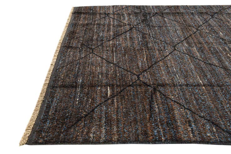 Detail image of 8' 2 x 10' 6 Hand Knotted Moroccan Wool Rug