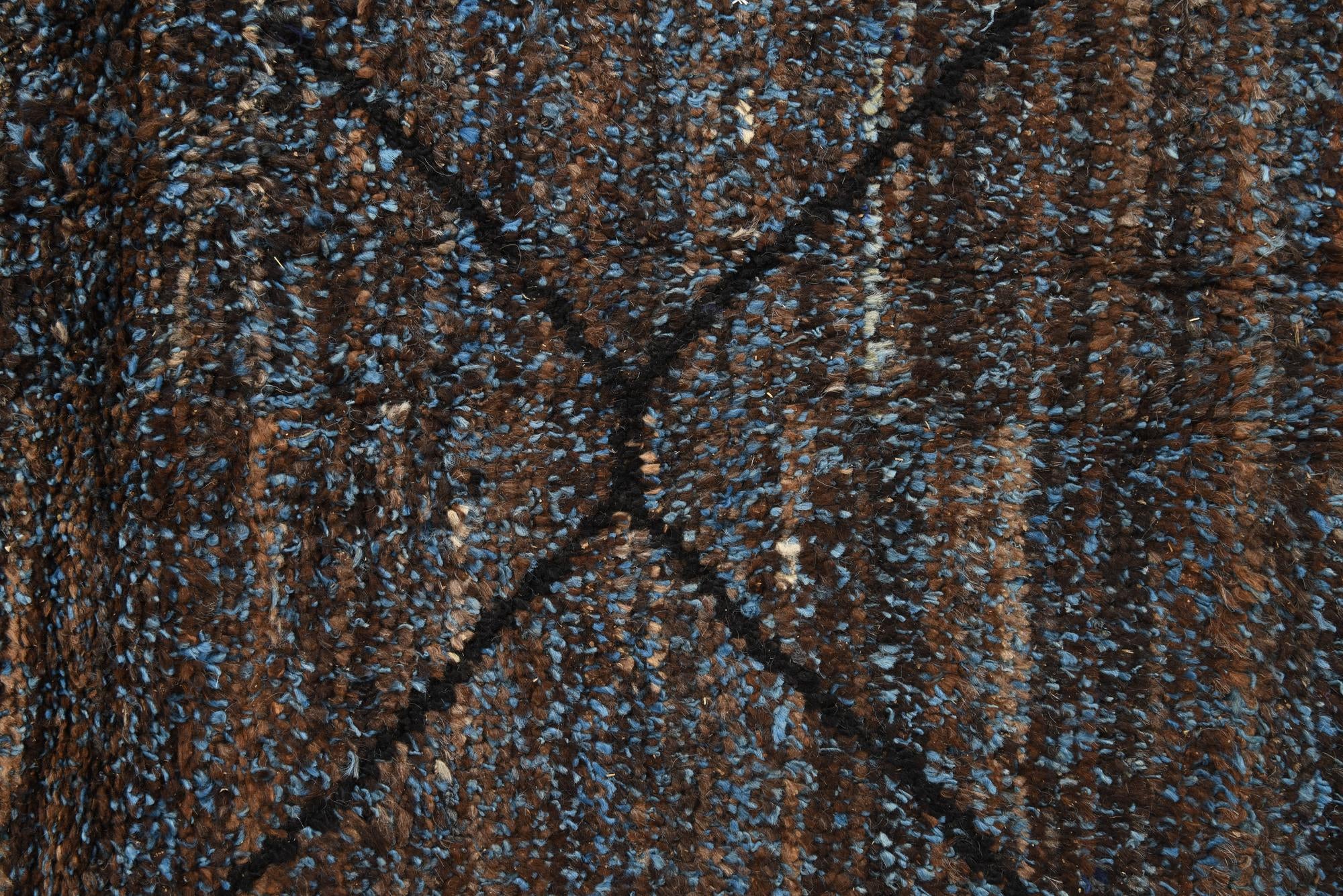 8' 2 x 10' 6 Hand Knotted Moroccan Wool Rug