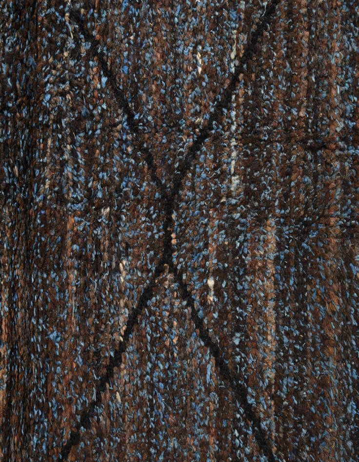 Detail image of 8' 2 x 10' 6  Hand Knotted Moroccan Wool Rug