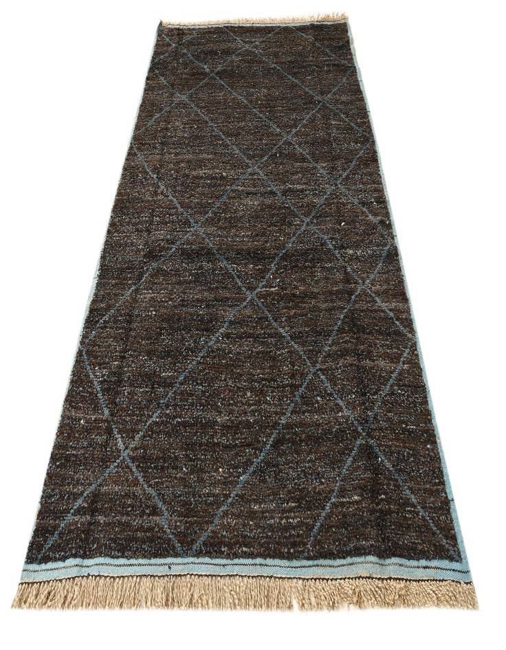 Detail image of 5' 10 x 9' 4  Hand Knotted Moroccan Wool Rug