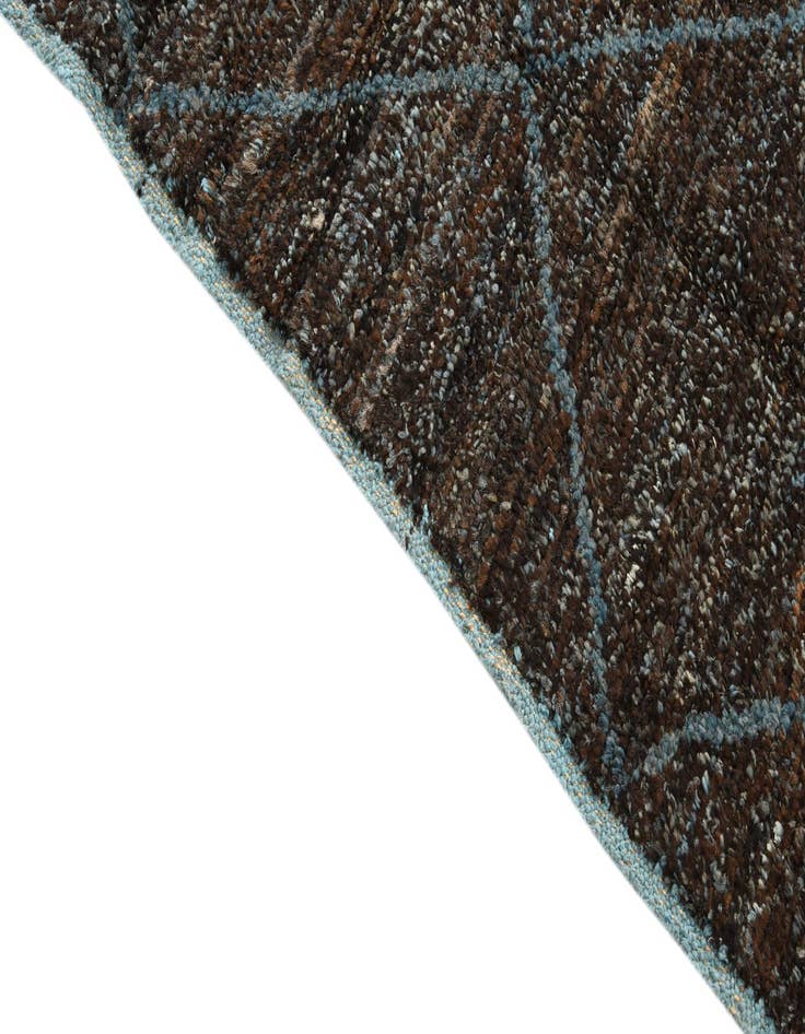 Detail image of 5' 10 x 9' 4  Hand Knotted Moroccan Wool Rug