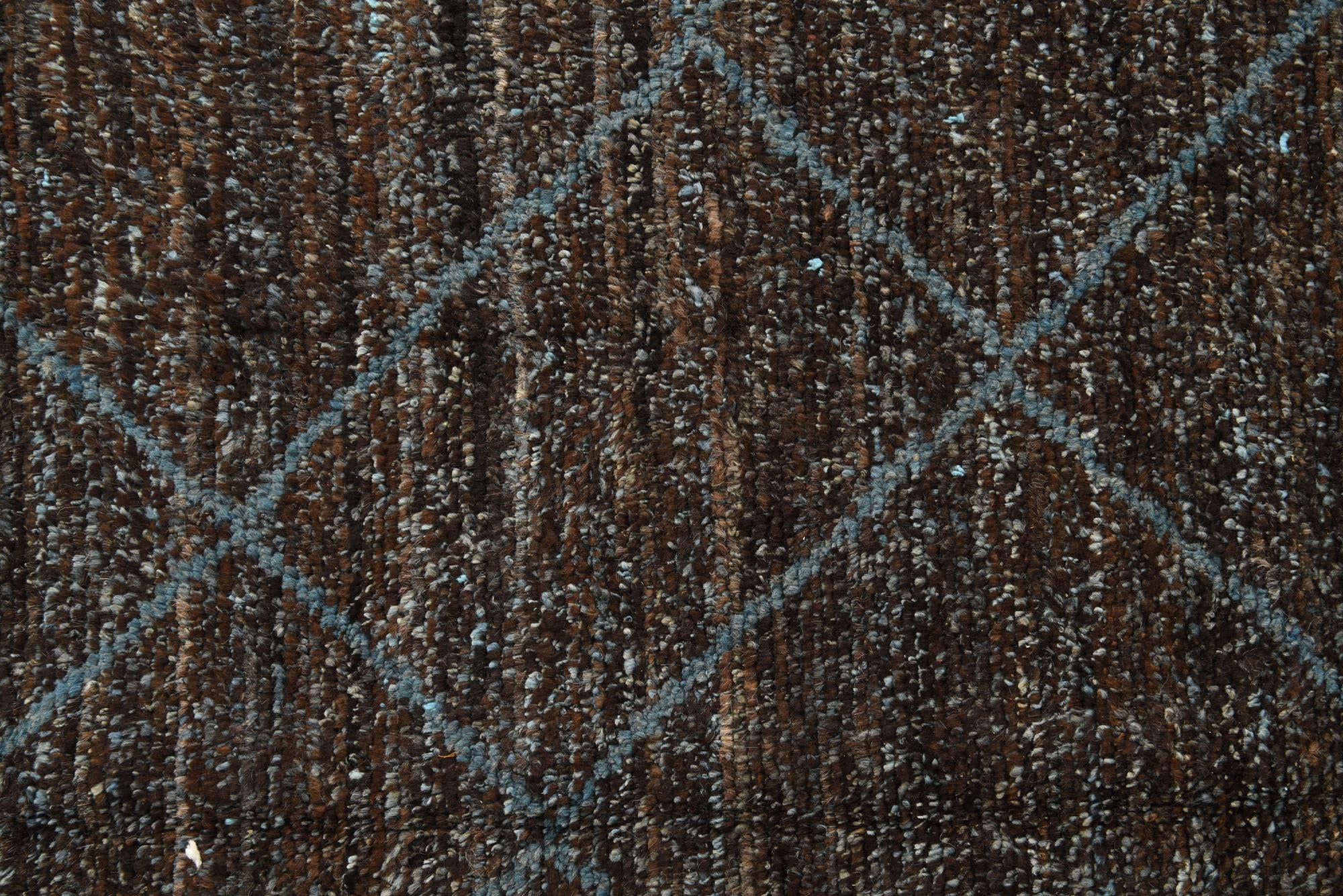 5' 10 x 9' 4 Hand Knotted Moroccan Wool Rug