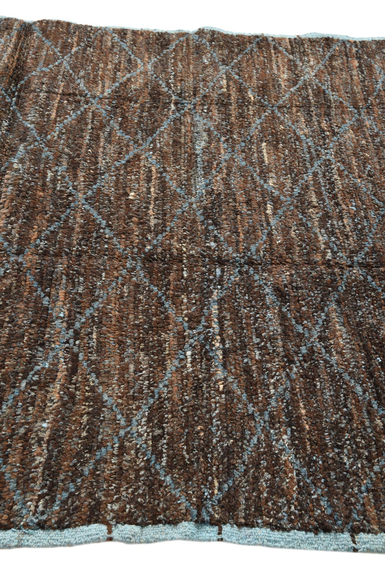 5' 10 x 9' 9 Hand Knotted Moroccan Wool Rug