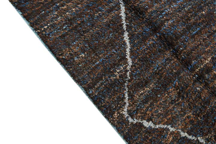 7' 11 x 10' 7 Hand Knotted Moroccan Wool Rug