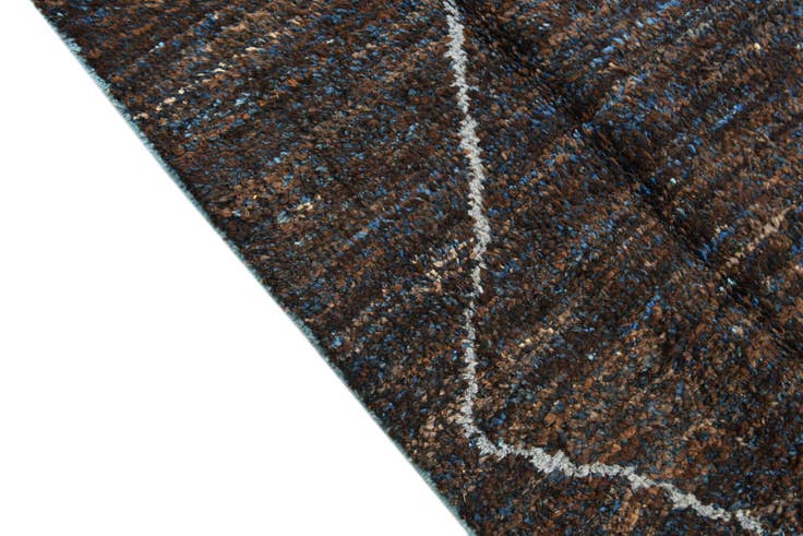 Detail image of 7' 11 x 10' 7 Hand Knotted Moroccan Wool Rug