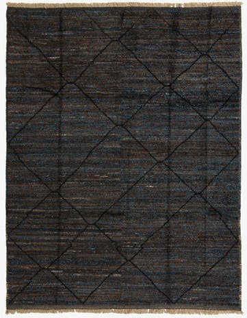 8' 2 x 10' 6 Hand Knotted Moroccan Wool Rug