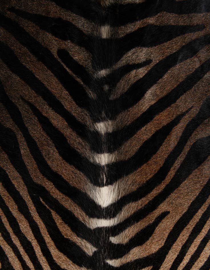 Detail image of 6' x 6' 6 Cowhide Leather Freeform Rug