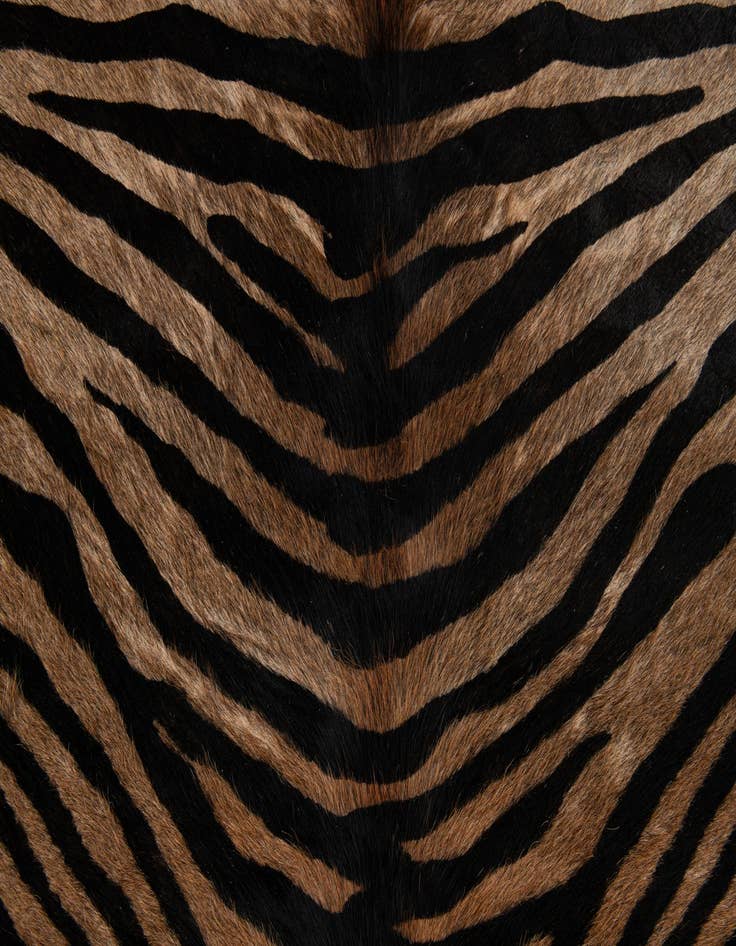 Detail image of 6' 3 x 6' 7 Cowhide Leather Freeform Rug