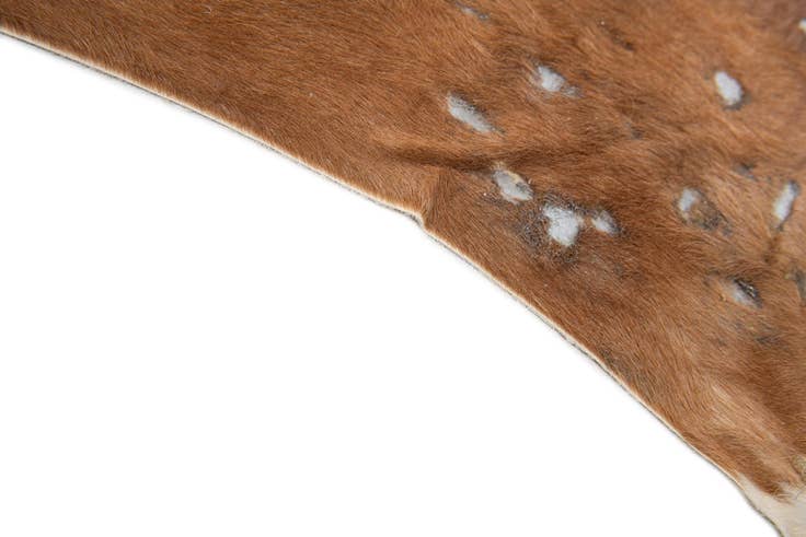 Detail image of 7' x 7' Cowhide Leather Freeform Rug