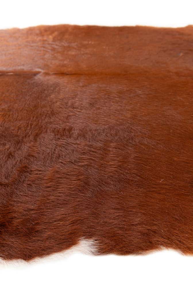 7' x 7' 6 Cowhide Leather Freeform Rug