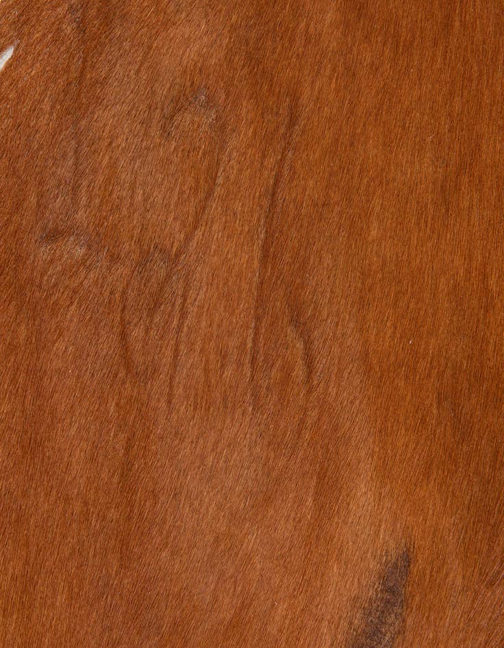 Detail image of 5' 9 x 6' 5 Cowhide Leather Freeform Rug