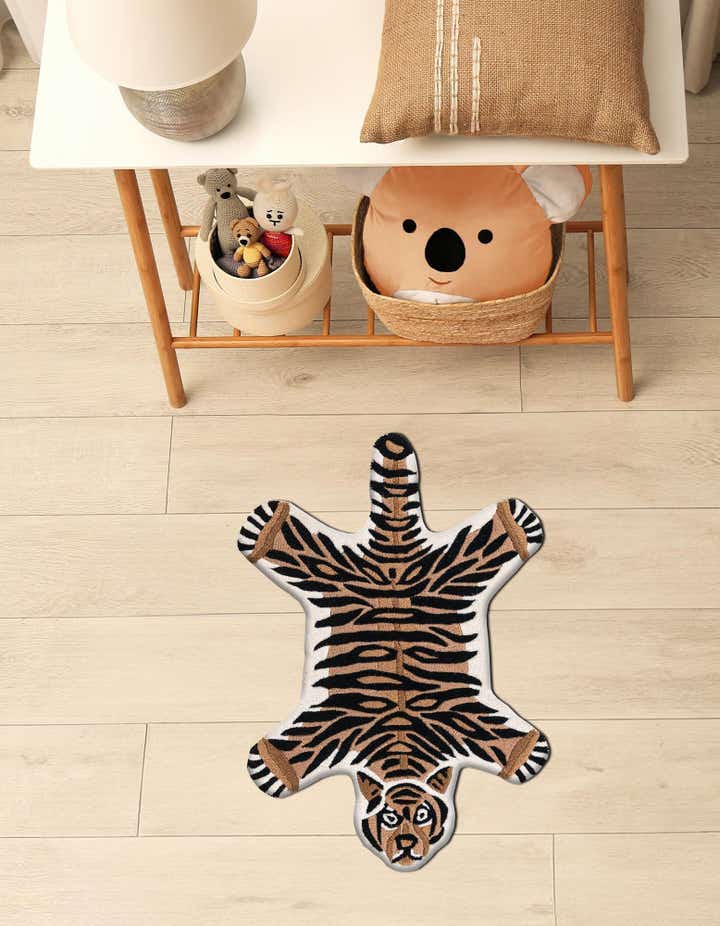 2' x 3' 1 Playtime Kids Wool Freeform Rug