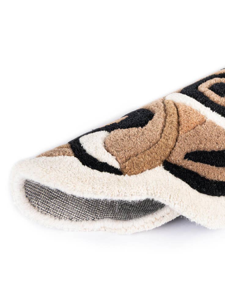 Detail image of 4' 1 x 6' 1 Playtime Kids Wool Freeform Rug