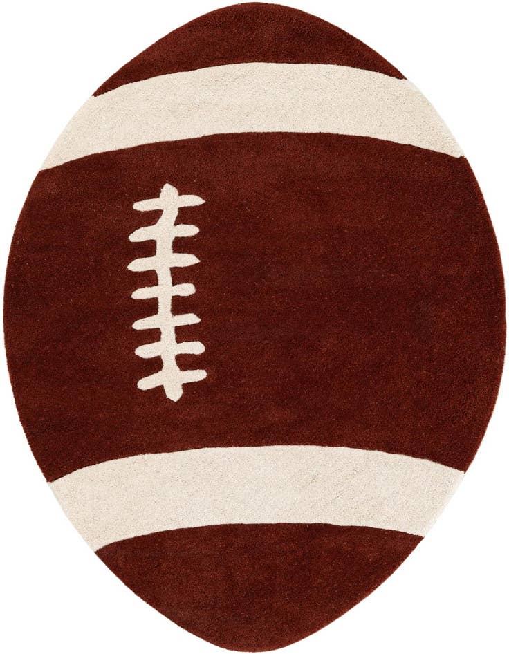 Detail image of 3' x 5' 4 Playtime Kids Wool Freeform Rug