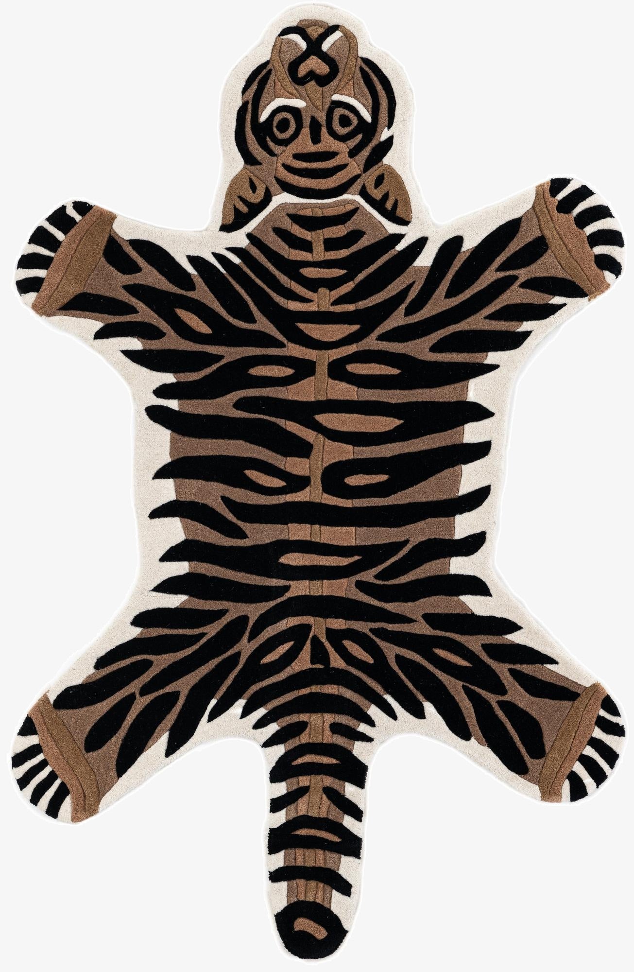 4' 1 x 6' 1 Playtime Kids Wool Freeform Rug