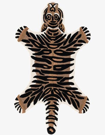 3' 1 x 5' 3 Playtime Kids Wool Freeform Rug