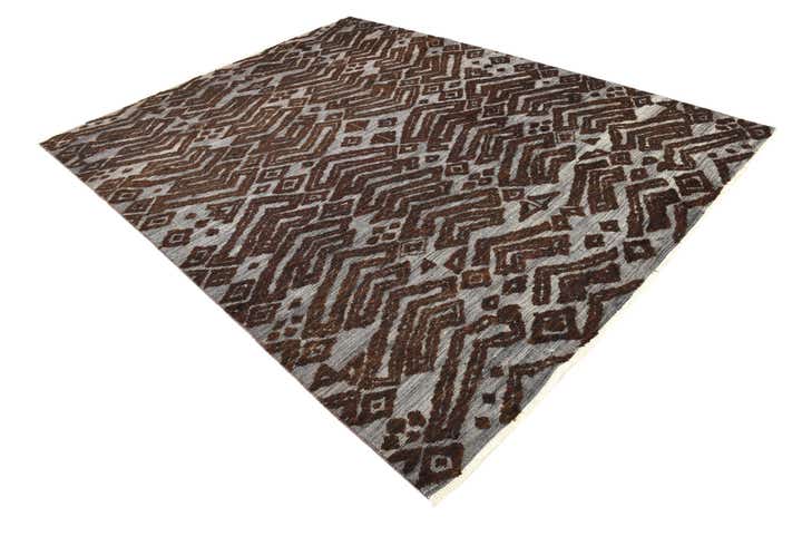 7' 11 x 10' 3 Hand Knotted Darya Wool Rug