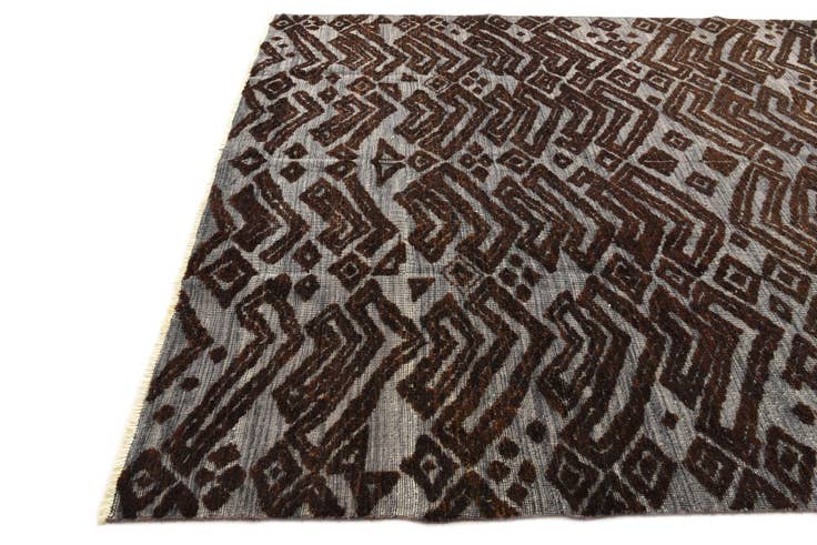 Detail image of 7' 11 x 10' 3 Hand Knotted Darya Wool Rug