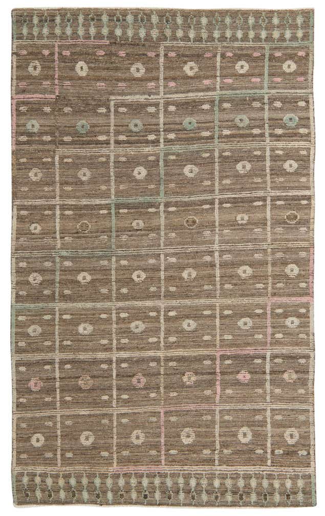 5' 2 x 8' 5 Hand Knotted Darya Wool Rug