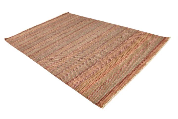 6' x 9' 2 Hand Knotted Darya Wool Rug