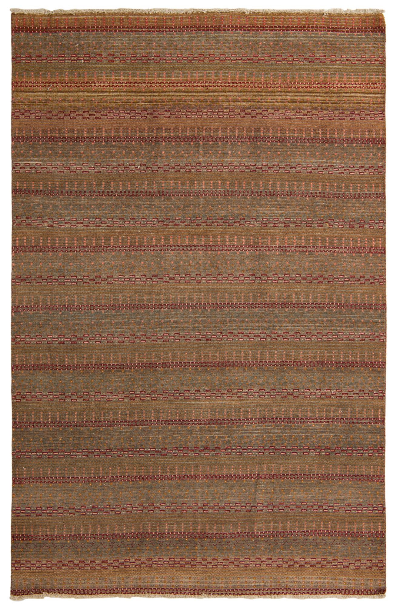6' x 9' 2 Hand Knotted Darya Wool Rug