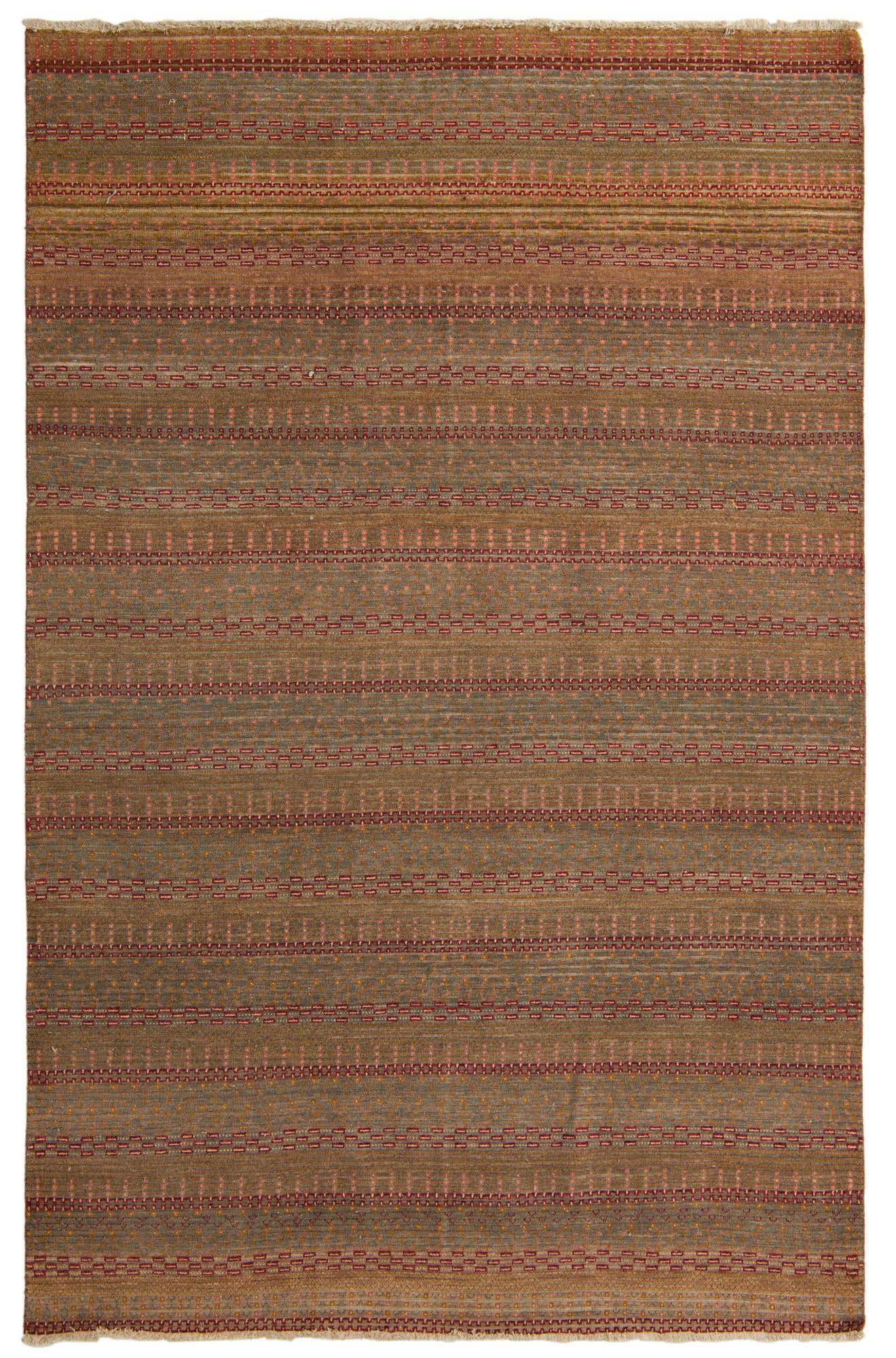 6' x 9' 2 Hand Knotted Darya Wool Rug