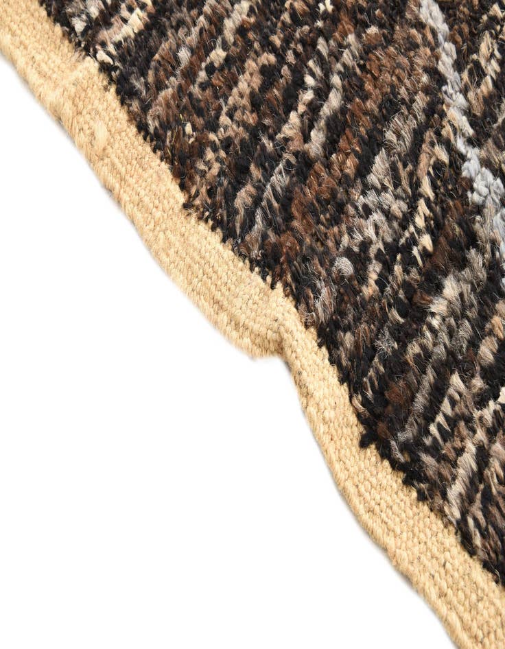 Detail image of 4' x 6' 7  Hand Knotted Moroccan Wool Rug