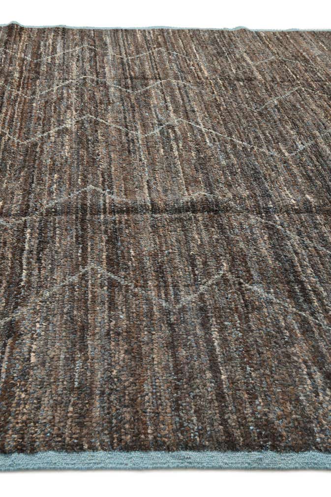 9' x 12' 8 Hand Knotted Moroccan Wool Rug
