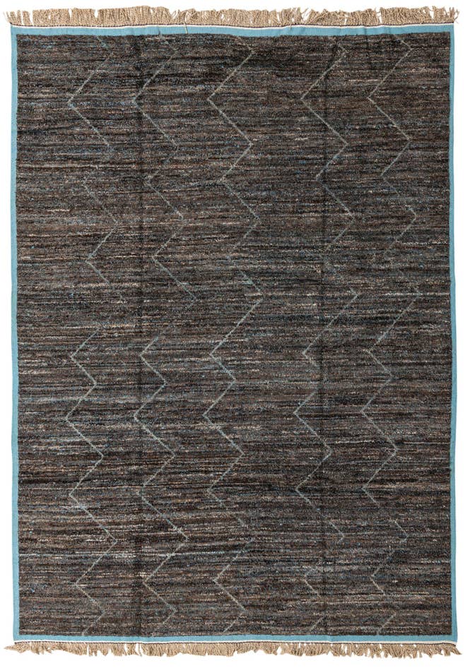 Detail image of 9' x 12' 8 Hand Knotted Moroccan Wool Rug