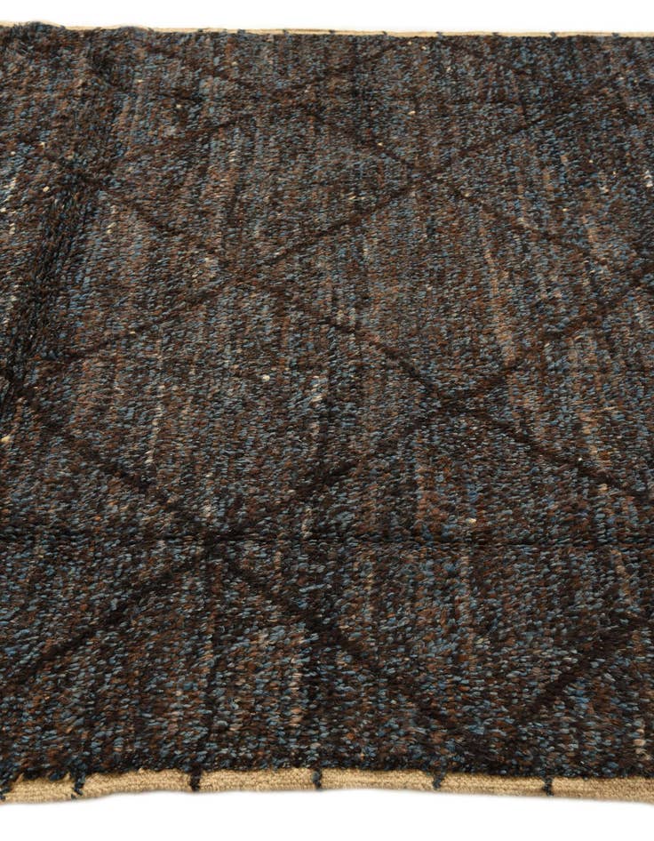 Detail image of 5' 10 x 8' 9  Hand Knotted Moroccan Wool Rug