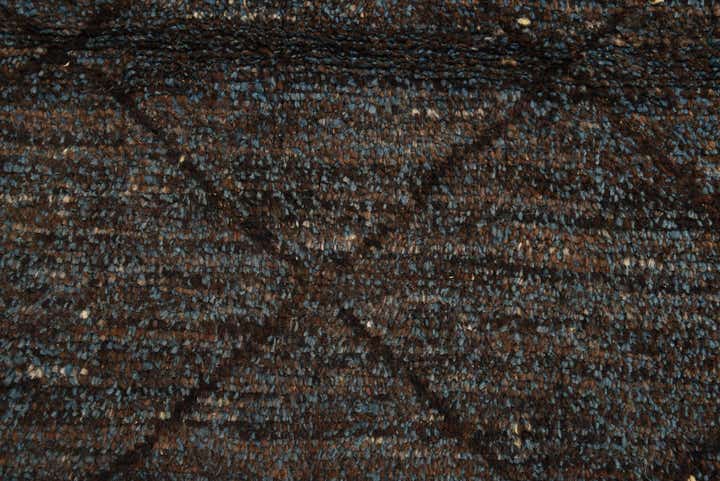 5' 10 x 8' 9 Hand Knotted Moroccan Wool Rug