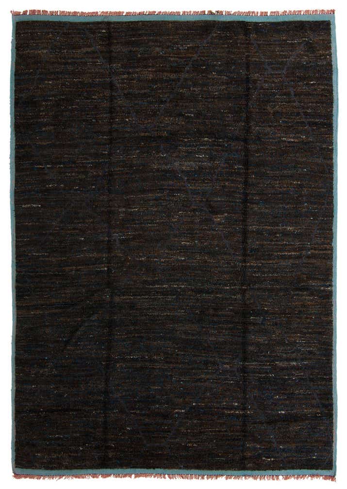 8' 9 x 12' 3 Hand Knotted Moroccan Wool Rug