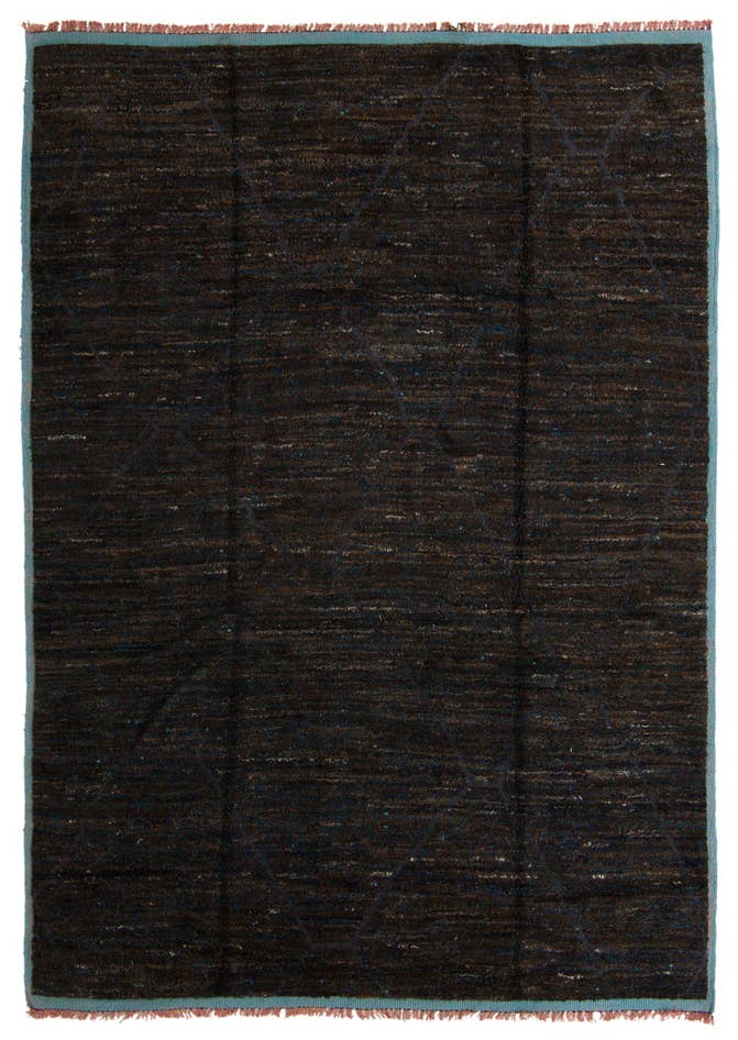 Detail image of 8' 9 x 12' 3 Hand Knotted Moroccan Wool Rug