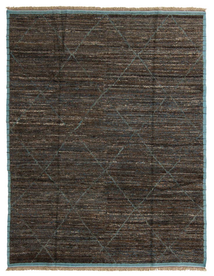 Detail image of 7' 9 x 10' 7 Hand Knotted Moroccan Wool Rug