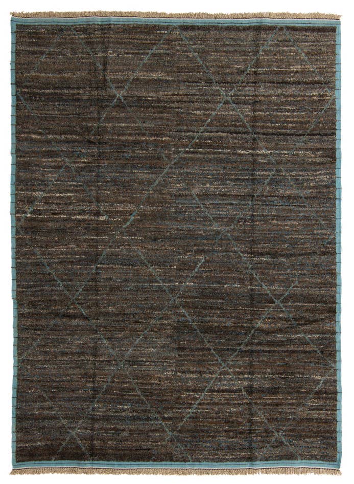 Detail image of 7' 9 x 10' 7 Hand Knotted Moroccan Wool Rug