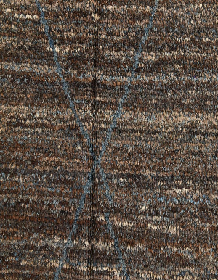 Detail image of 9' 1 x 12' 10  Hand Knotted Moroccan Wool Rug