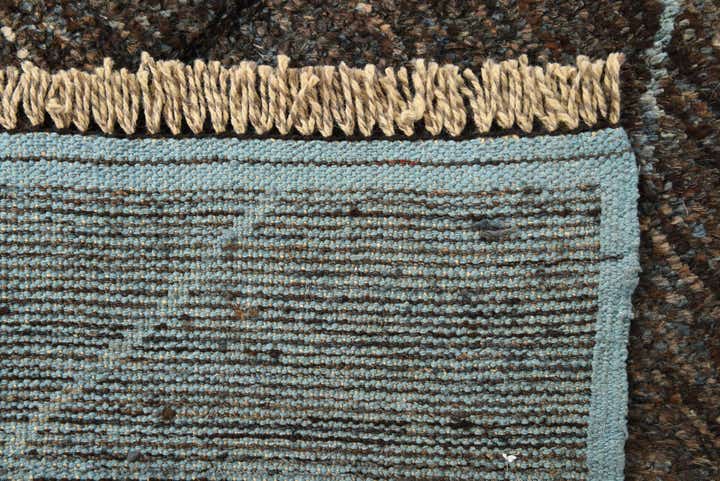 9' 1 x 12' 6 Hand Knotted Moroccan Wool Rug