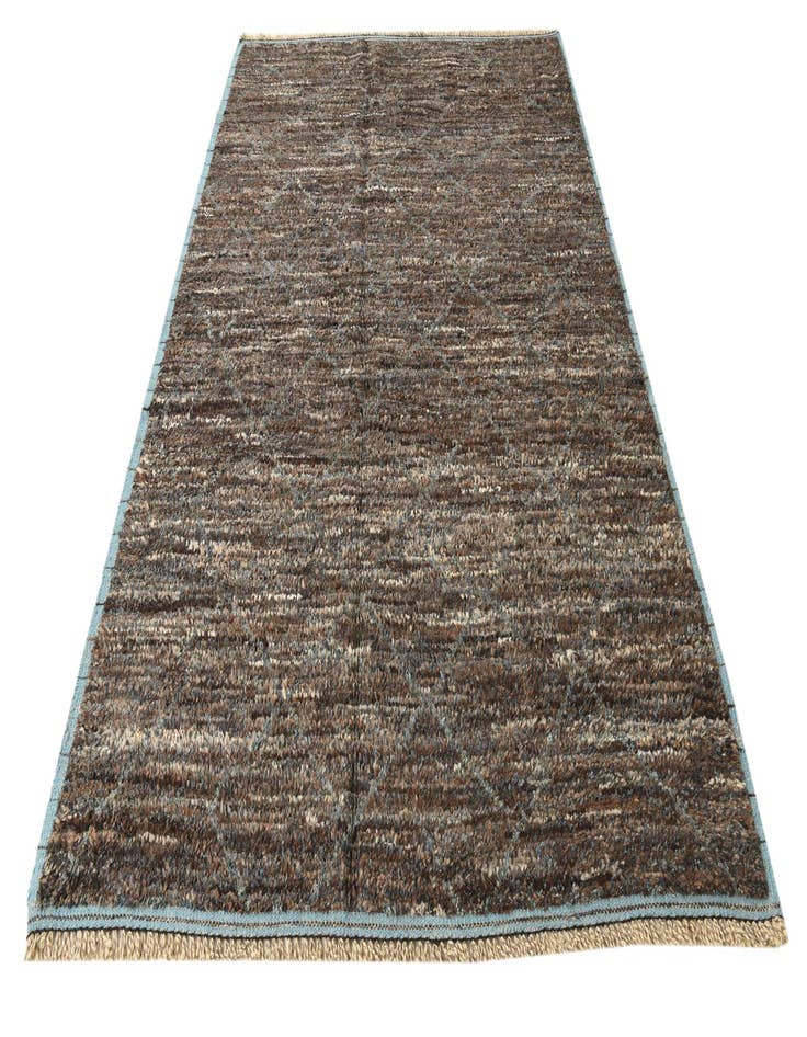 Detail image of 6' 5 x 9' 3  Hand Knotted Moroccan Wool Rug