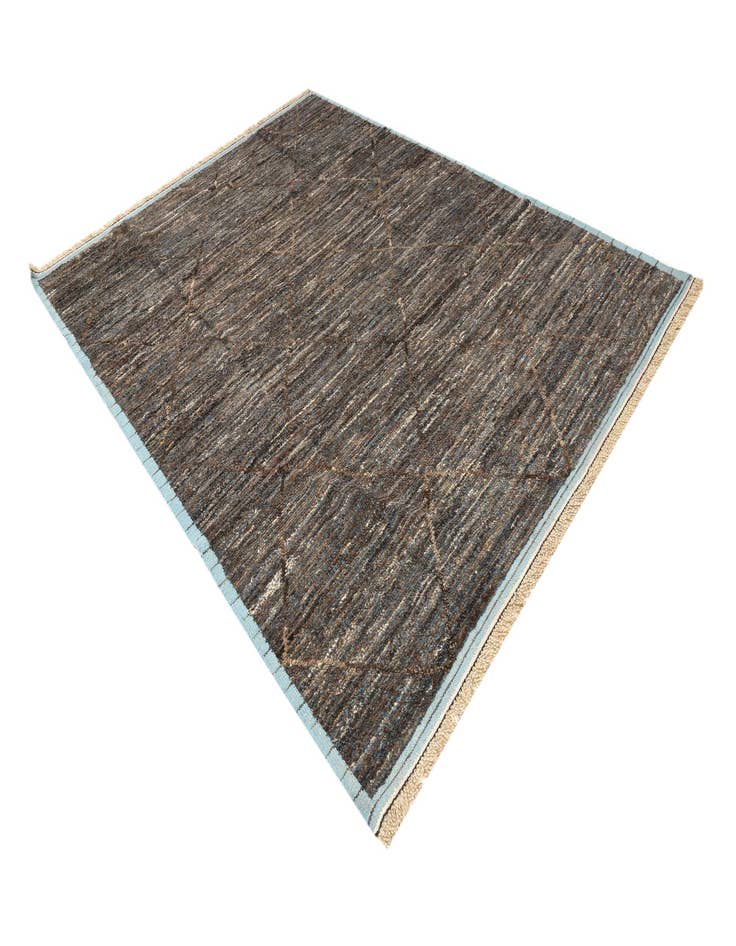 Detail image of 8' x 10' 6  Hand Knotted Moroccan Wool Rug