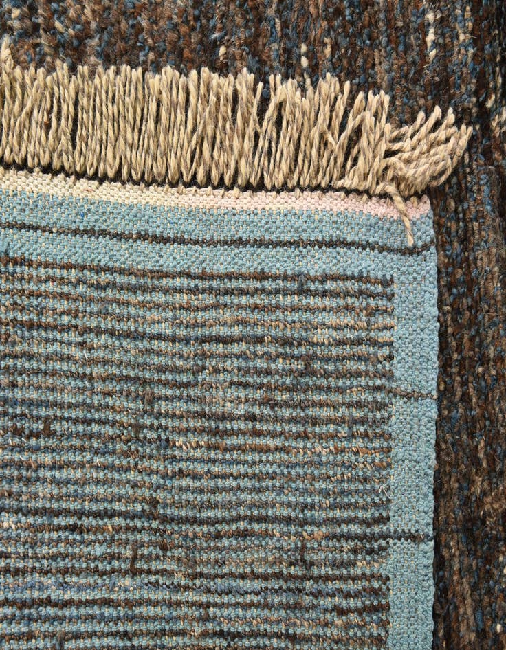 Detail image of 8' x 10' 6  Hand Knotted Moroccan Wool Rug