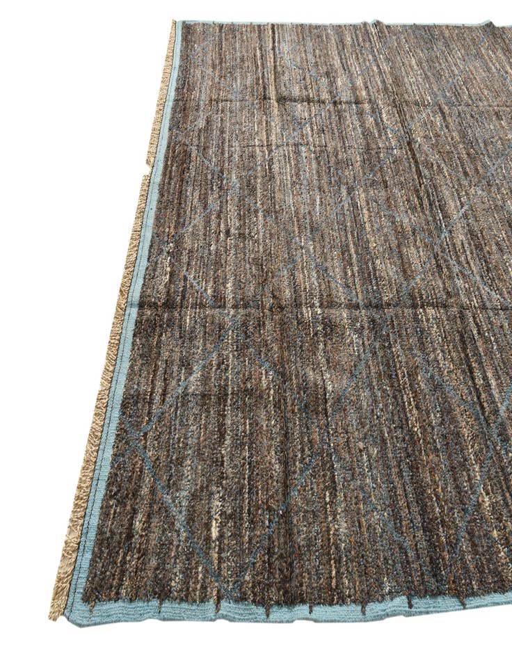 Detail image of 9' x 12' 8  Hand Knotted Moroccan Wool Rug