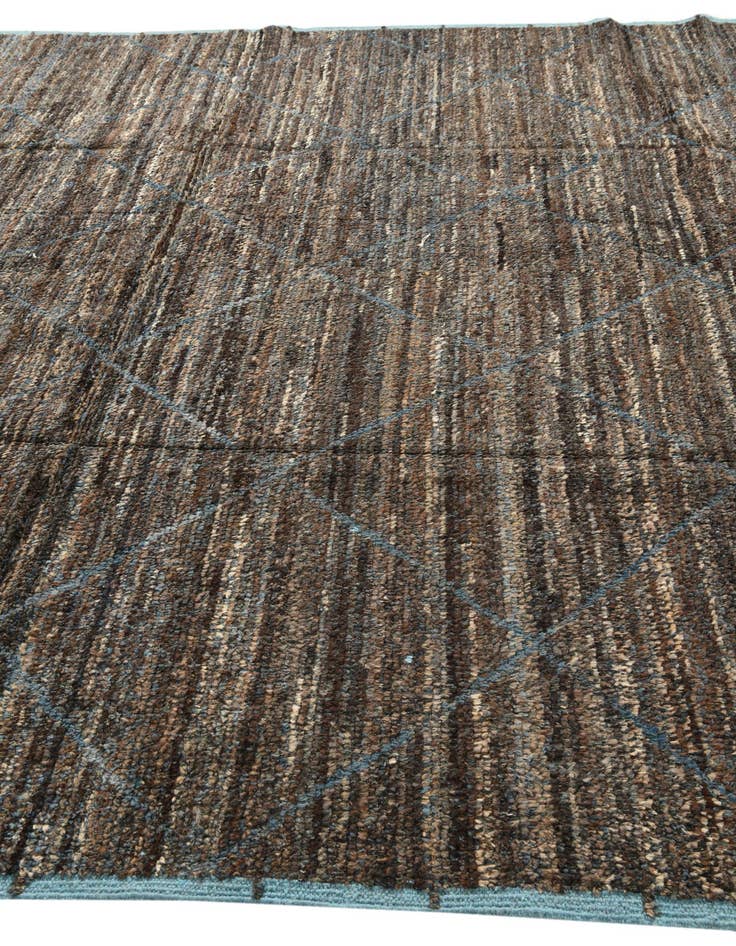 Detail image of 9' x 12' 8  Hand Knotted Moroccan Wool Rug