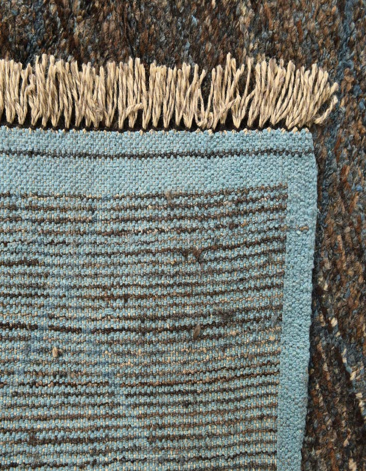 Detail image of 9' x 12' 8  Hand Knotted Moroccan Wool Rug