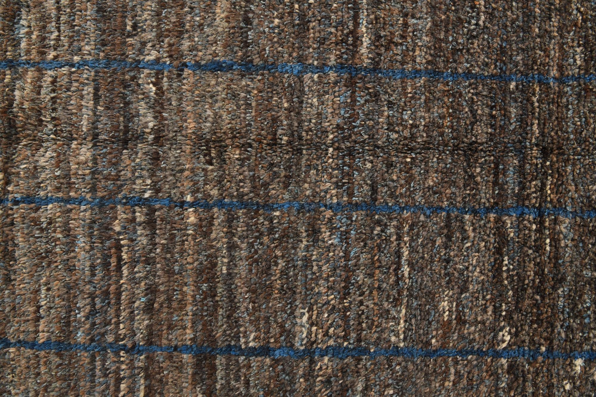 9' 3 x 12' 8 Hand Knotted Moroccan Wool Rug