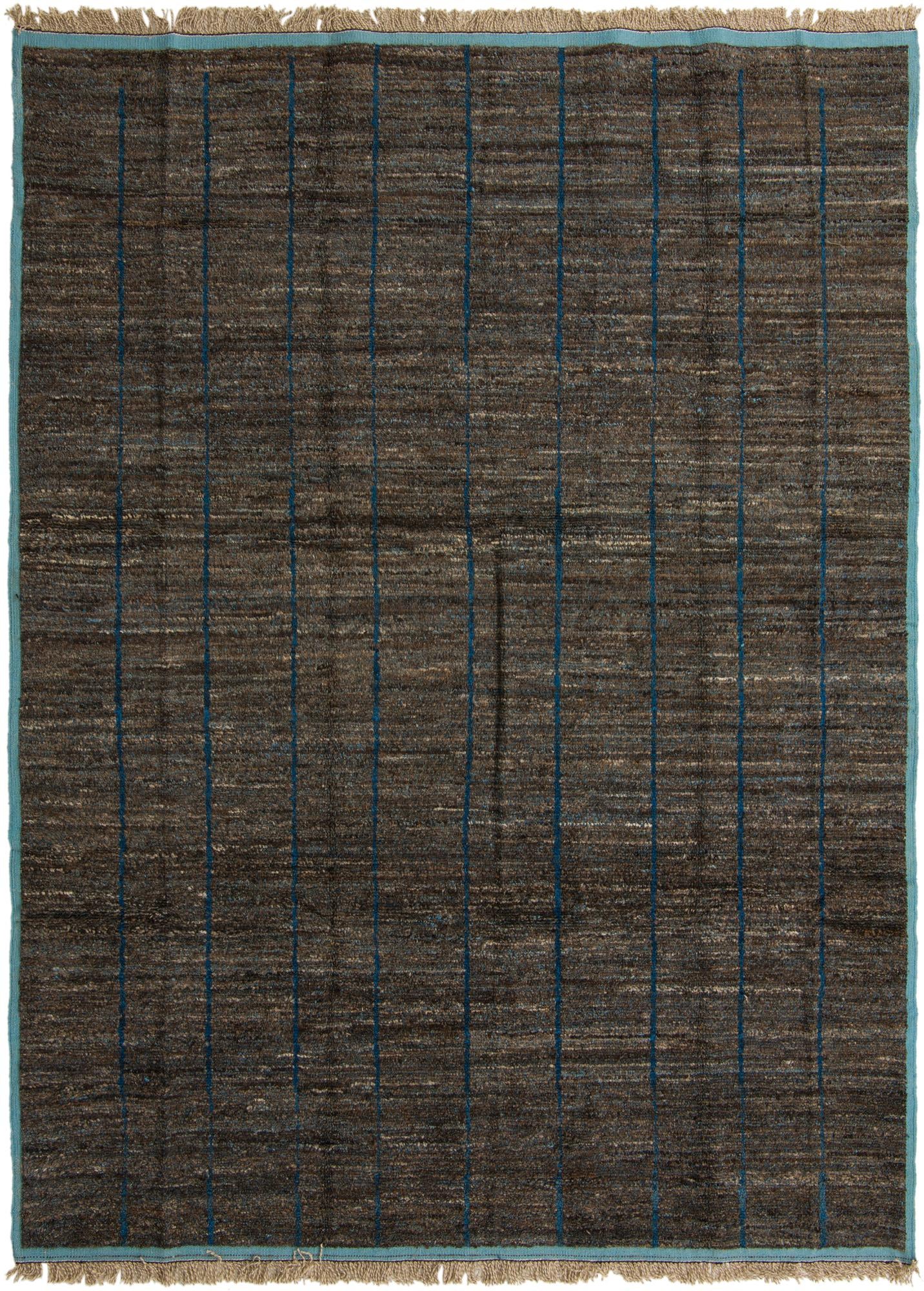9' 3 x 12' 8 Hand Knotted Moroccan Wool Rug