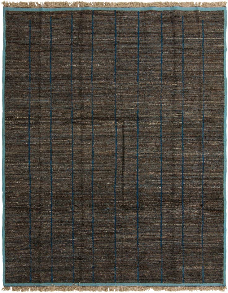 Detail image of 9' 3 x 12' 8 Hand Knotted Moroccan Wool Rug