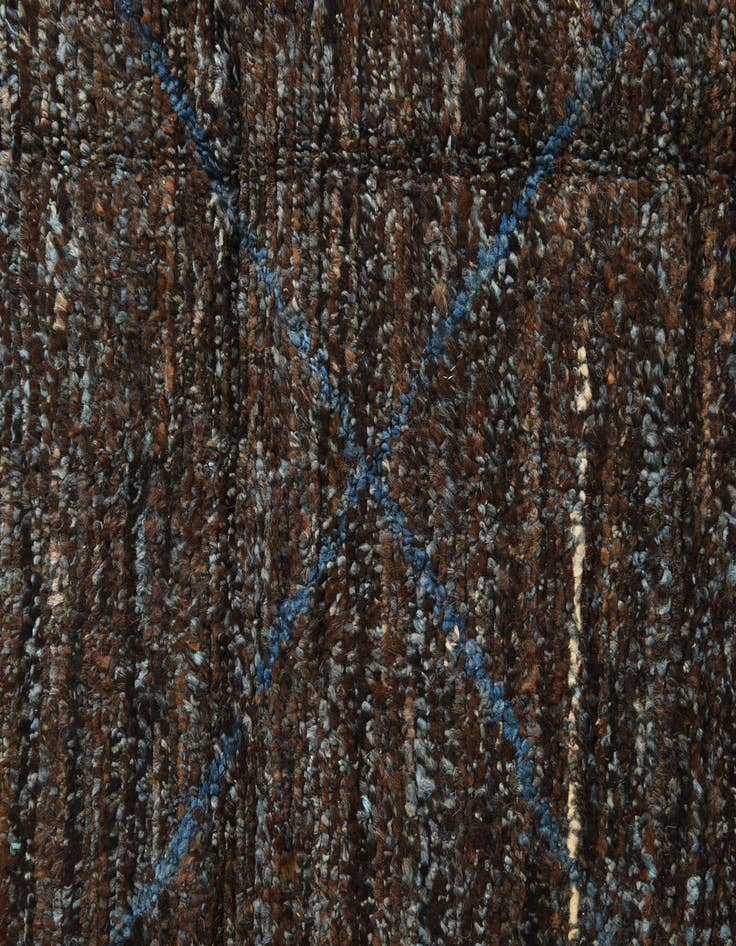 Detail image of 6' 3 x 9' 6  Hand Knotted Moroccan Wool Rug